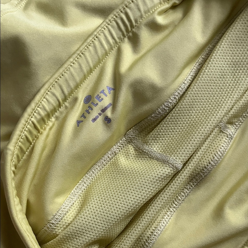 Athleta Vibrant Yellow Mini Skirt - Picture 3 of 3